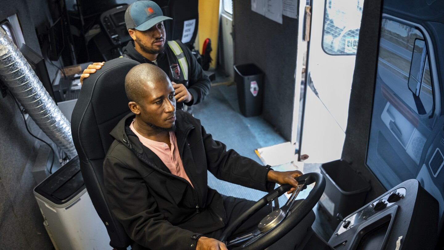 US truckers worry about losing jobs as English language policy takes effect