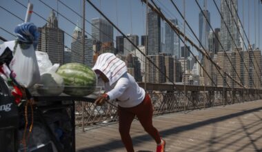 Extreme heat bakes East Coast as New York City hits 100 degrees