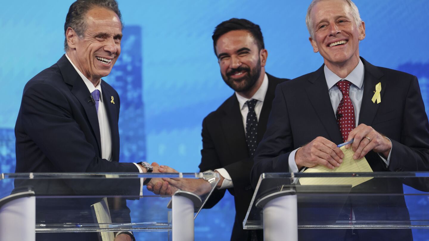 New York votes in mayoral primary as Cuomo tries a comeback. Zohran Mamdani stands in his way