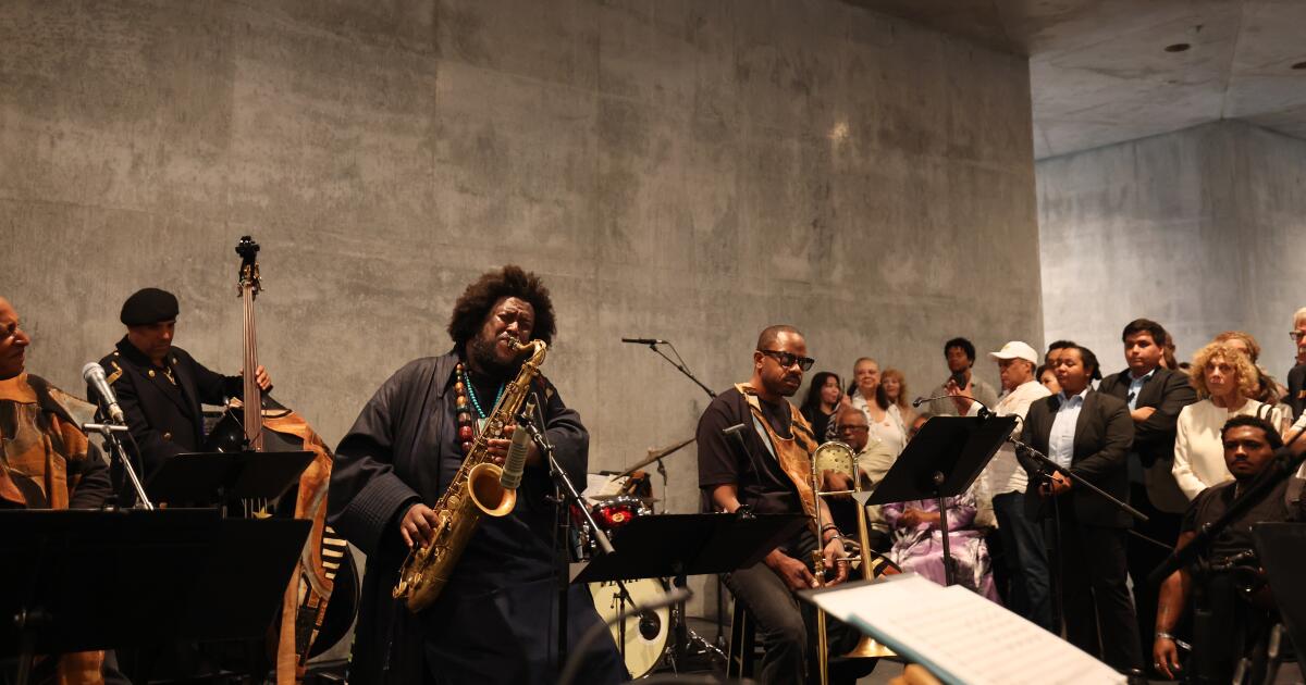 Kamasi Washington gives new LACMA building its first listen