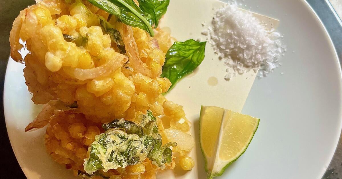 The perfect summer corn fritter