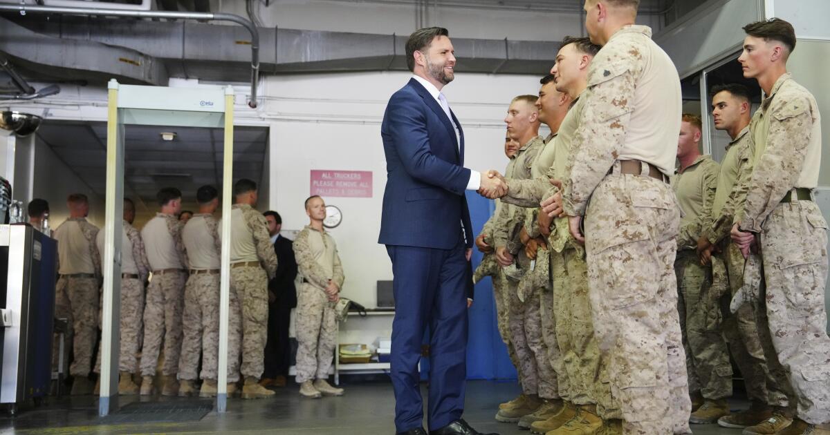 Vice President JD Vance rips Newsom, Bass and mocks Padilla during L.A. visit