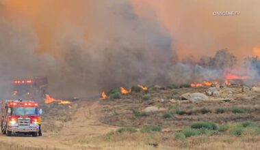 Riverside firefighters battle multiple fires; residents urged to flee