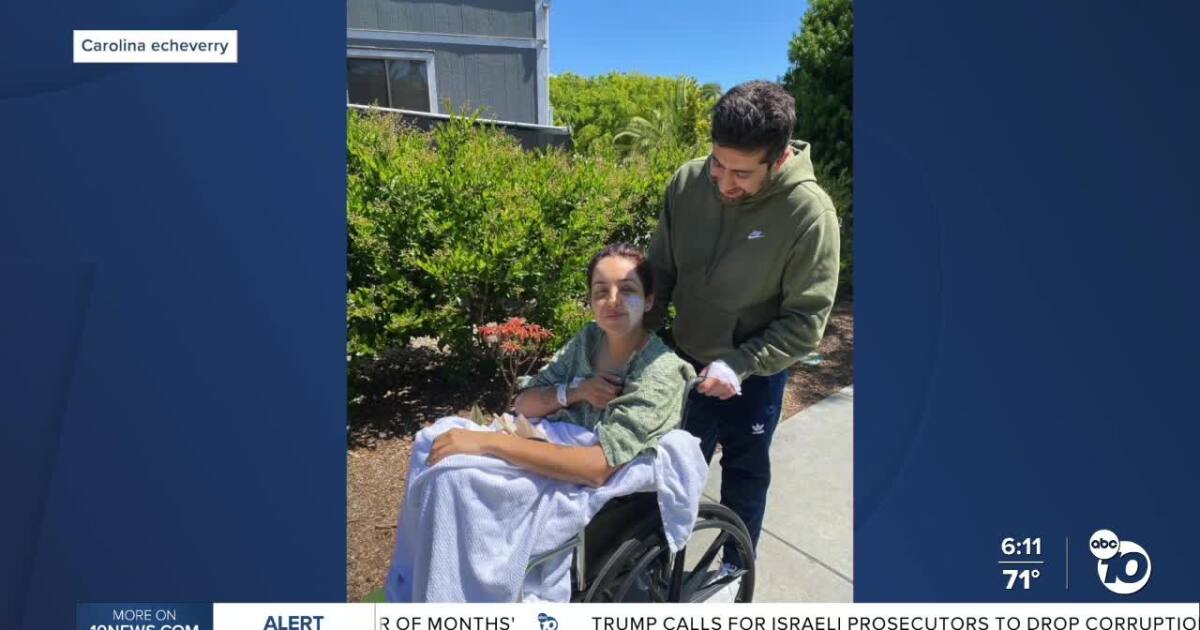 Woman makes recovery after being swept into ocean while visiting San Diego