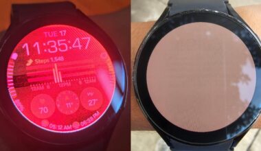 watch 4 red screen