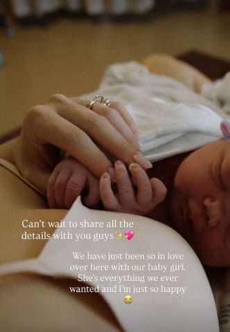 Mikayla Matthews/Instagram Mikayla Matthews' Instagram Stories post.