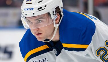St. Louis Blues rookie phenom Jimmy Snuggerud