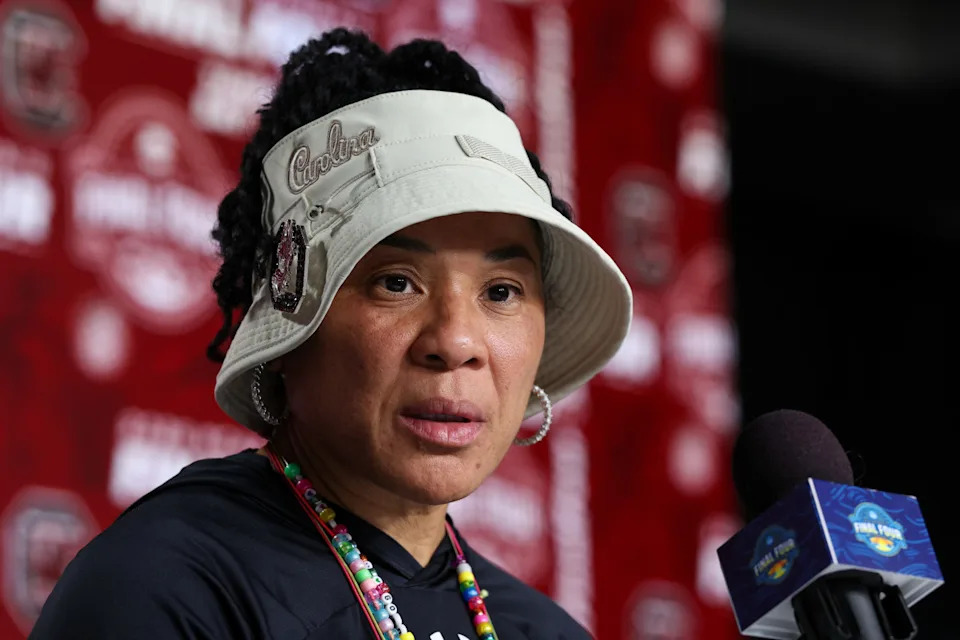 South Carolina Gamecocks head coach Dawn Staley.Nathan Ray Seebeck-Imagn Images