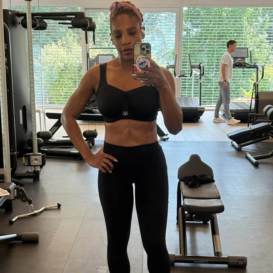 Williams has been vocal about her gym routines in the past. Instagram/serenawilliams
