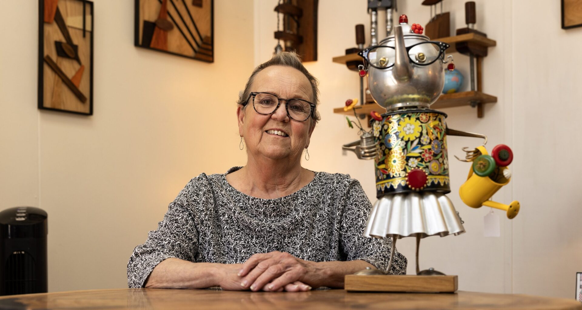 Made in Tarrant: King’s Whimsy artwork made from collected items