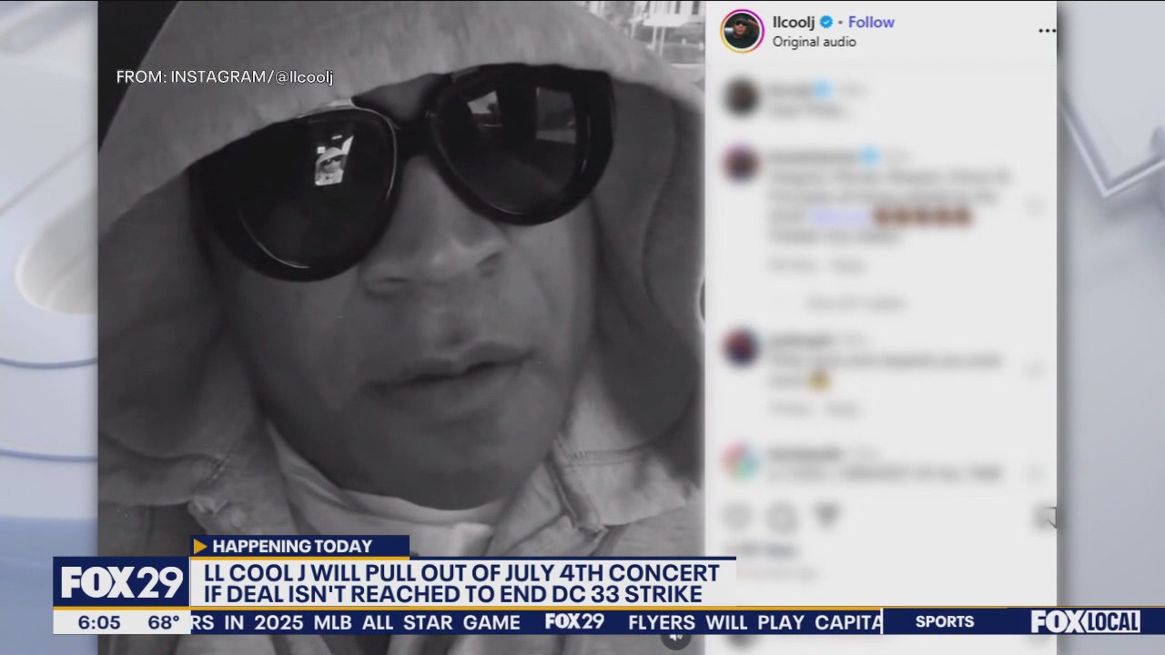 Philly strike: LL Cool J says he won't perform at Wawa Welcome America if deal isn't reached