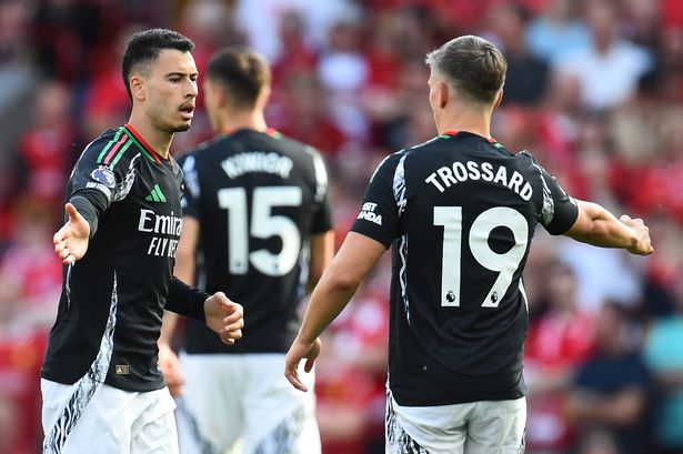 Gabriel Martinelli and Leandro Trossard