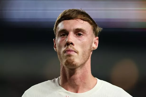 Cole Palmer #10 of Chelsea FC looks on during the FIFA Club World Cup 2025 quarter final match between SE Palmeiras and Chelsea FC at Lincoln Financial Field on July 04, 2025 in Philadelphia, Pennsylvania