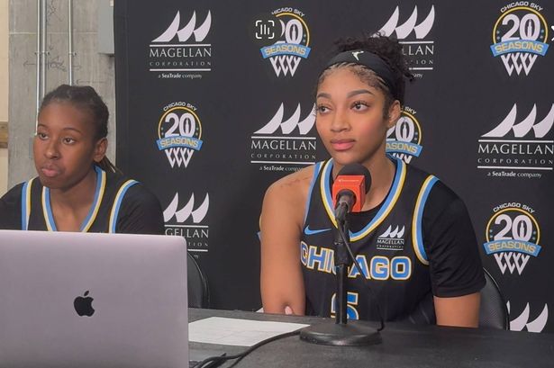 Angel Reese had a historic outing against the Los Angeles Sparks, on the same day Candace Parker had her jersey retired