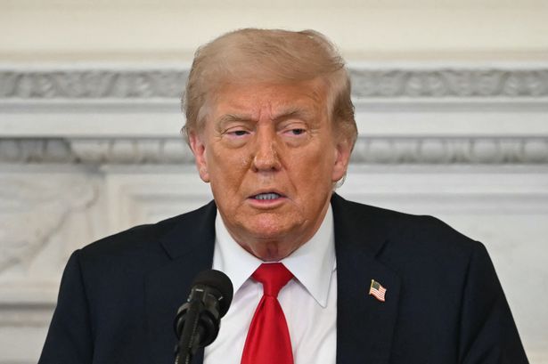President Donald Trump had members of the White House Faith Office grasping their pearls on Monday when he dropped another expletive while speaking at a luncheon.