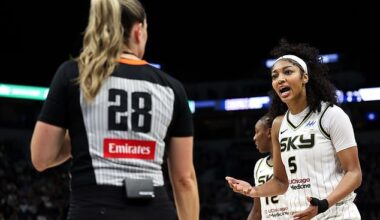 Chicago Sky star Angel Reese criticized officials for their lack of calls in her favor