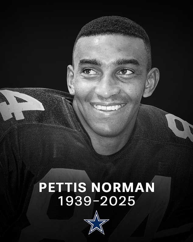The Cowboys released a statement which honored Norman's 'commitment to community'