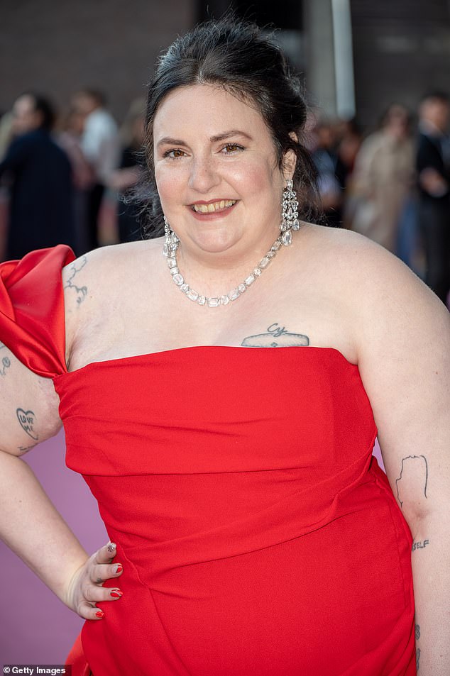 Dunham pictured at a Too Much screening in the United Kingdom in June