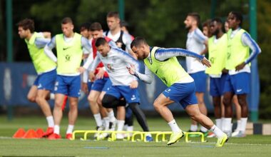 A former Chelsea manager was rushed to hospital after falling ill during a training session