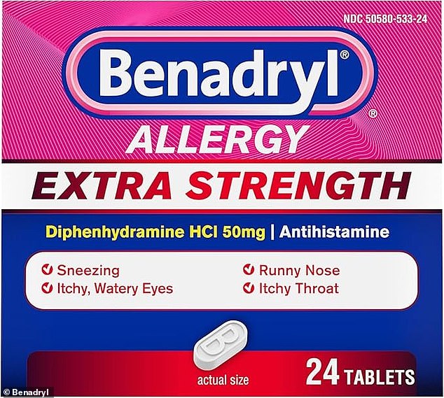 Benadryl is sold for as little as 15 cents a tablet, but there are concerns that its active ingredient can cross the blood-brain barrier and affect brain cells
