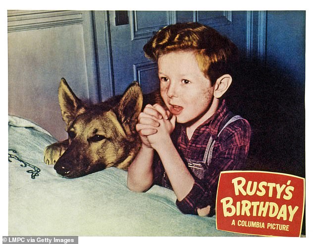 Jimmy (pictured 1949)  left the acting profession in his teens before going on to serve in the army and then worked in sales for an industrial tool and supply company