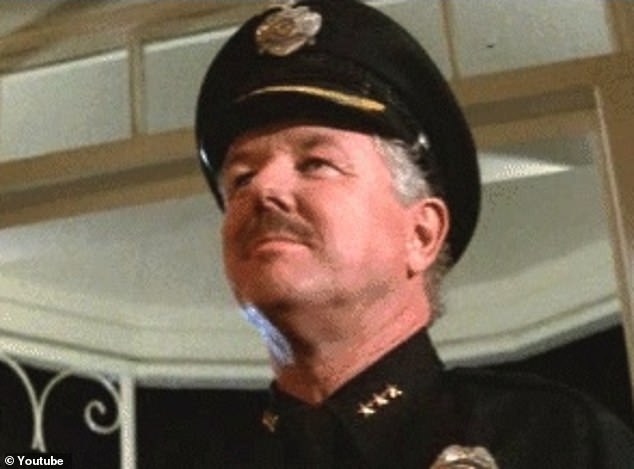 Pictured as the Sheriff in the 1986 remake of Invaders from Mars, who quips upon seeing the aliens : 'I haven’t been here for 40 years'