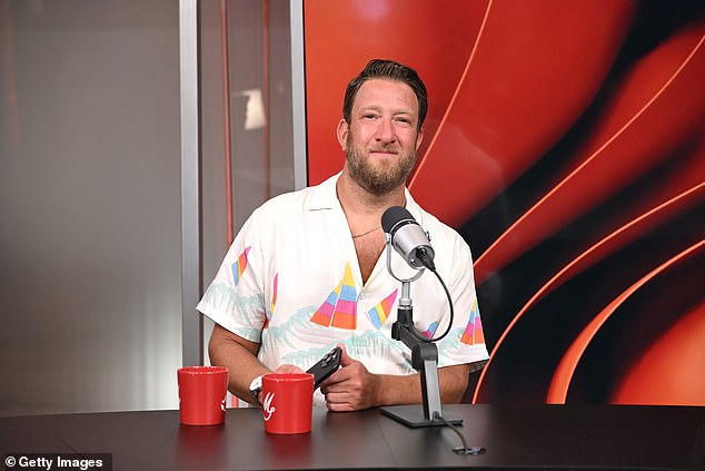 Dave Portnoy visits the Megyn Kelly show at SiriusXM Studios on May 1 in New York