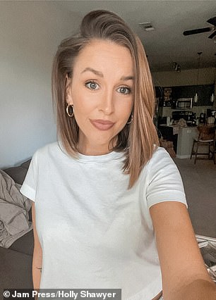 Pictured is Holly Shawyer, who was diagnosed with pancreatic cancer in her 30s