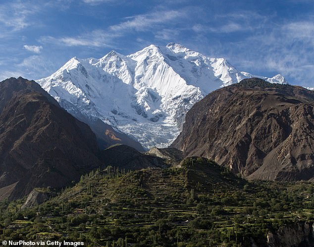 The glaciers are in Asia's Karakoram mountain range along the borders of India, Pakistan, China, and Afghanistan