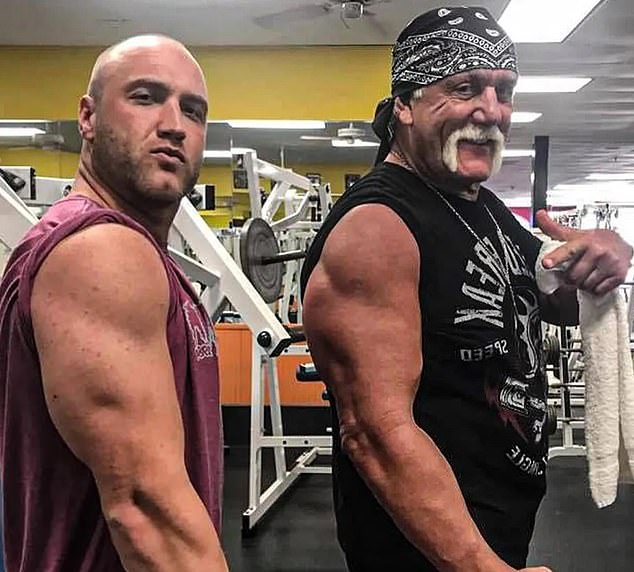 The 35-year-old shared a series of photos of himself and his father to Instagram