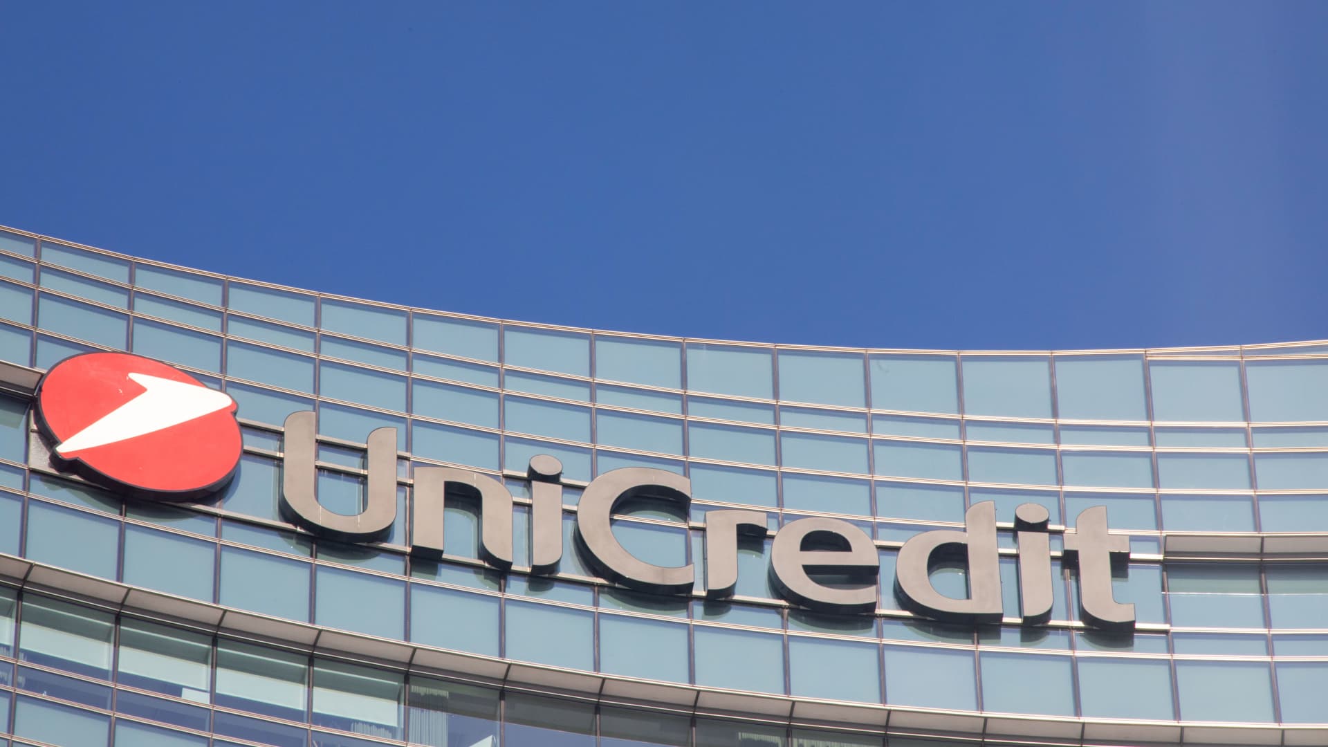 The UniCredit SpA headquarters in Milan, Italy, on Jan. 22, 2022.
