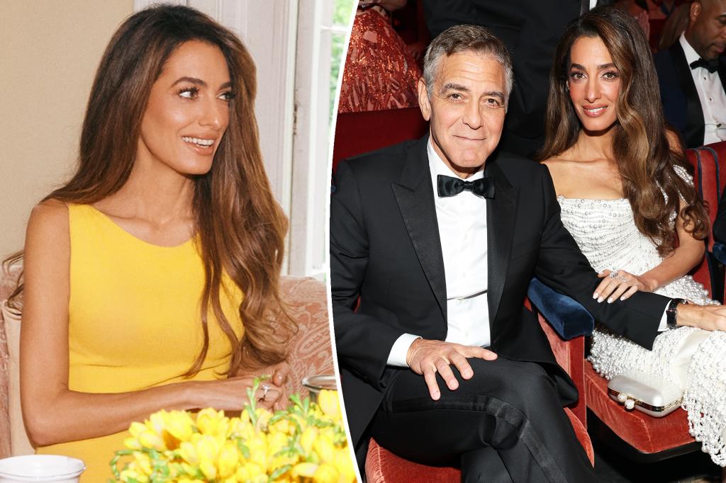 Amal Clooney praises husband George and their family life