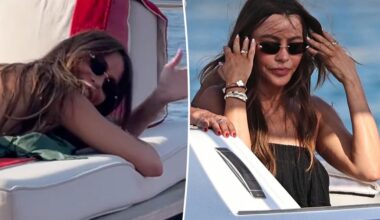 Sofía Vergara sunbathes in thong bikini in Ibiza