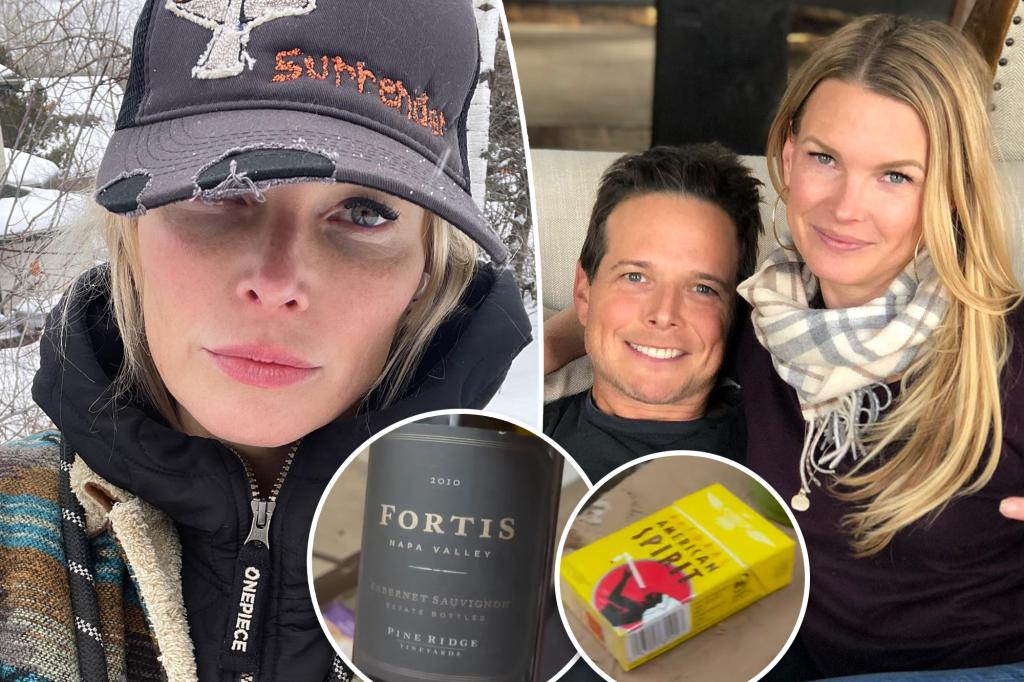 Kelley Wolf relaxes with wine, cigarettes amid Scott drama