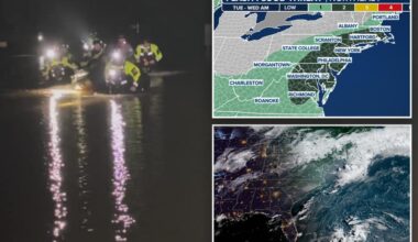 DC, Philadelphia, NYC areas brace for potential strong winds, heavy rain