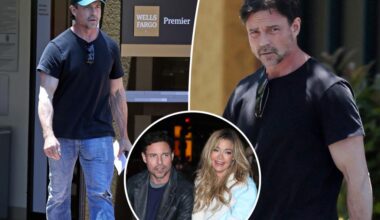 Denise Richards’ estranged husband, Aaron Phypers, ditches wedding ring in first sighting since filing for divorce
