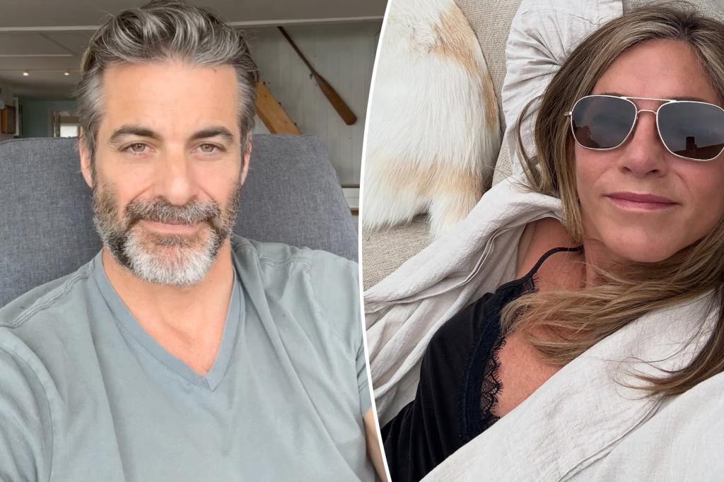 Jennifer Aniston cozies up to rumored beau Jim Curtis in Mallorca