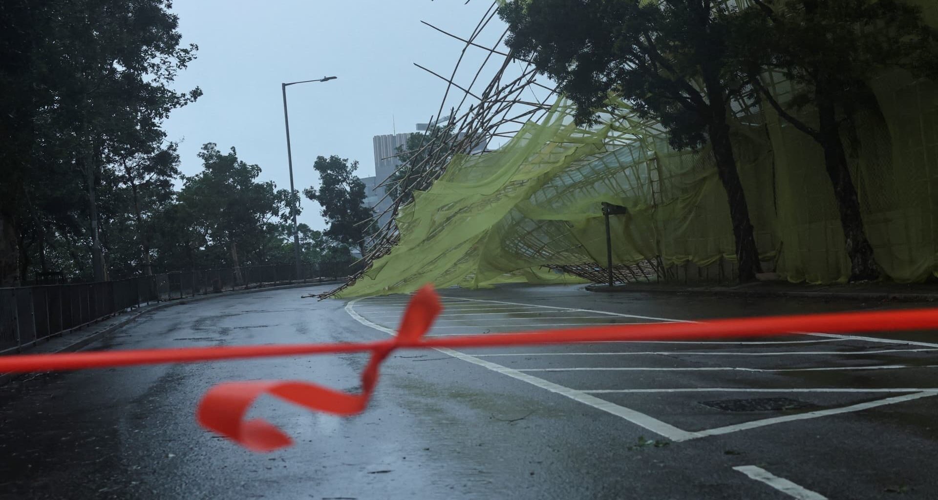 Typhoon Wipha Hong Kong China