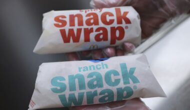 McDonald's Snack Wrap launch lifts sales