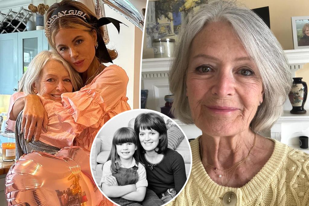 Kate Beckinsale reveals her mom died her arms