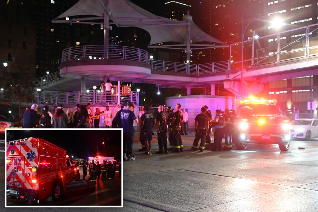 Man shot in gut over gold necklace outside Midtown bar: cops