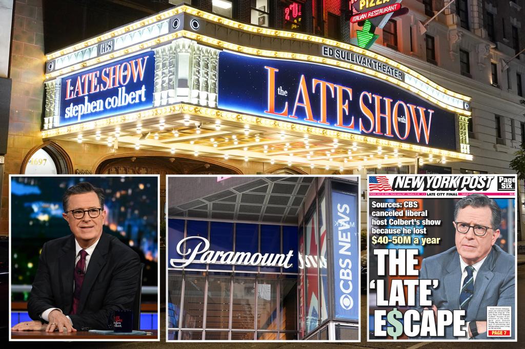 Exclusive | Stephen Colbert insisted on announcing shock cancellation of 'Late Show' -