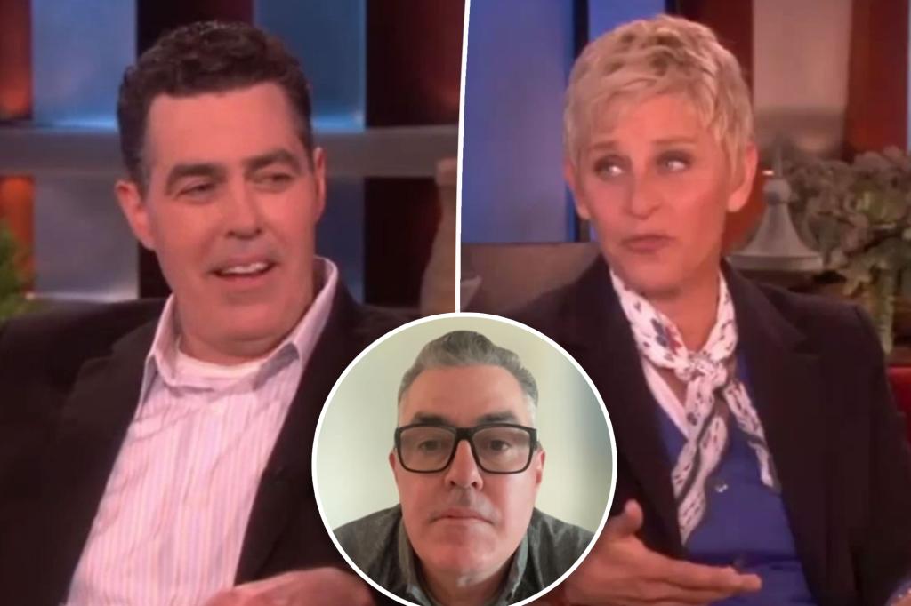 Adam Carolla claims 'mean' Ellen DeGeneres made staff 'scared to death'