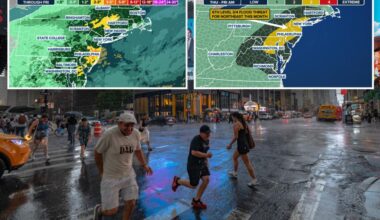 NYers brace for severe flooding as city could see 5 inches of rain in just hours before evening commute: ‘Make a plan now’