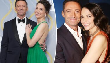 Hugh Jackman and Sutton Foster enjoy romantic getaway in Massachusetts mountains