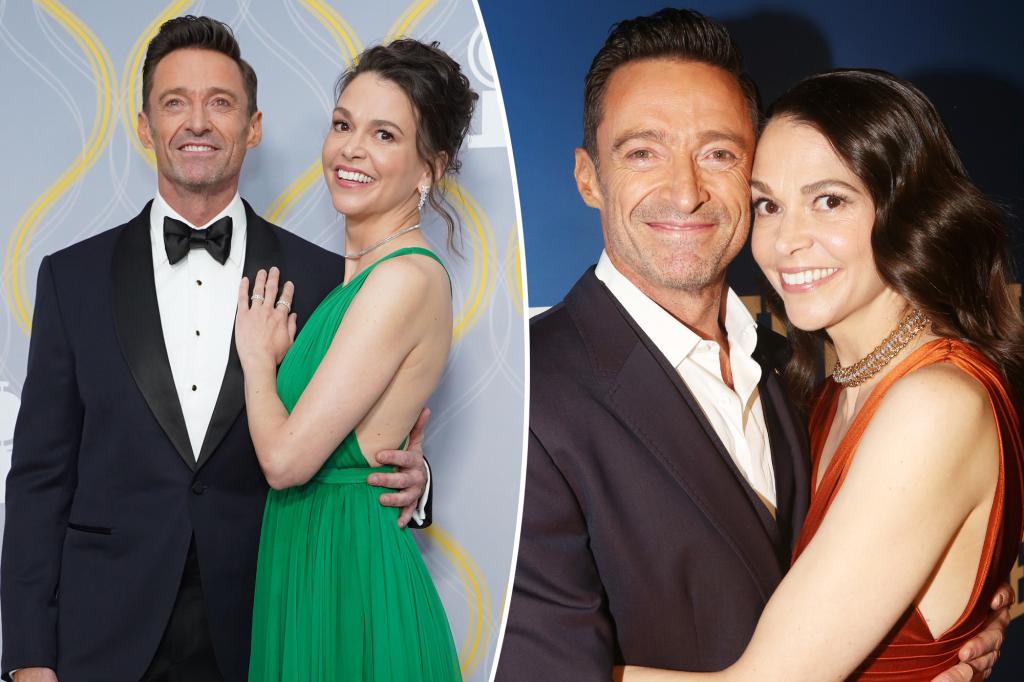 Hugh Jackman and Sutton Foster enjoy romantic getaway in Massachusetts mountains