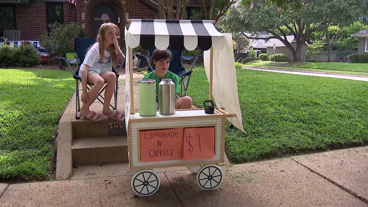 Fort Worth kids raise money for Camp Mystic with lemonade stand – NBC 5 Dallas-Fort Worth