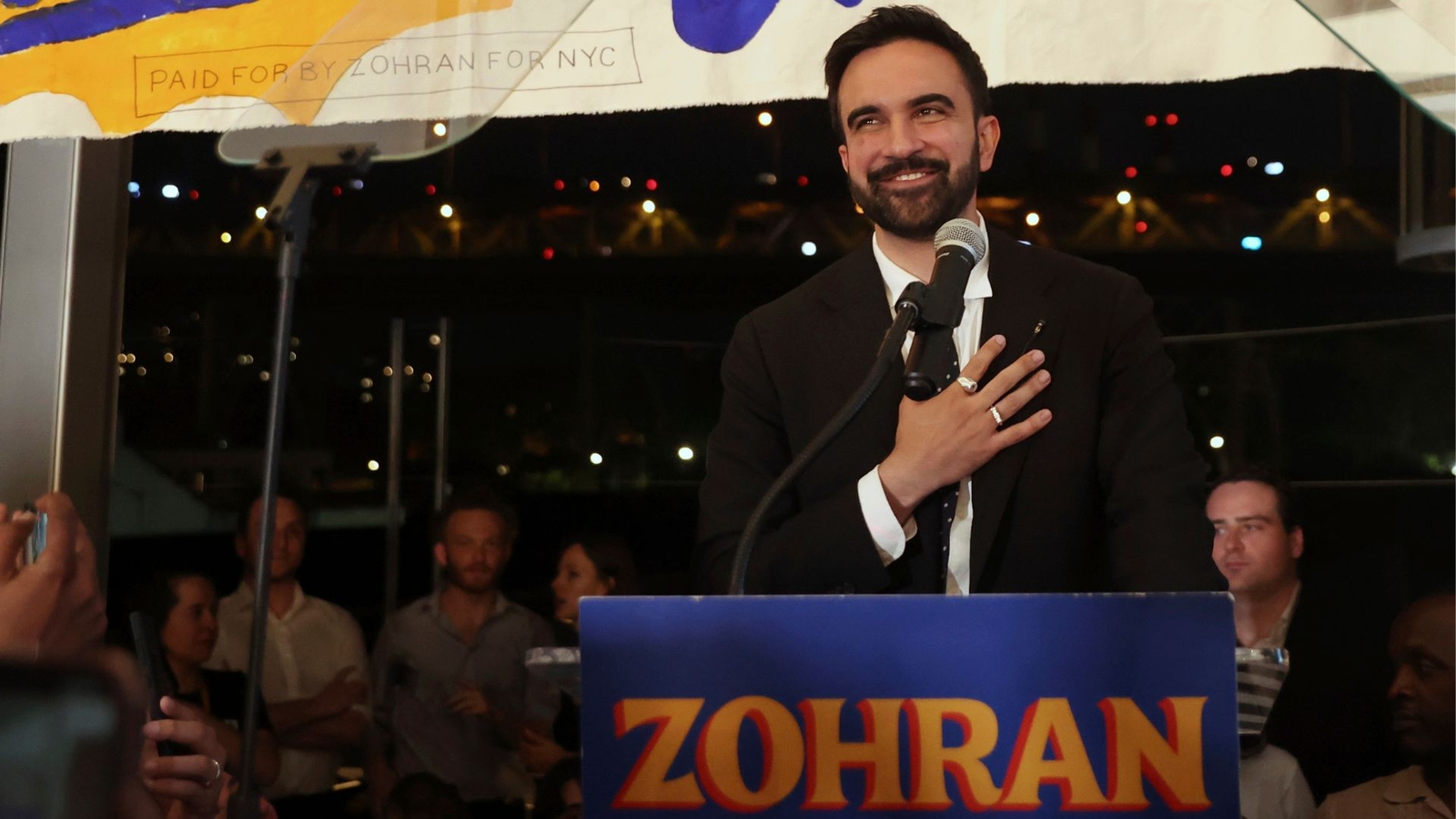 Zohran Mamdani defeats Andrew Cuomo in third round of ranked choice voting in NYC mayoral primary; President Trump reacts