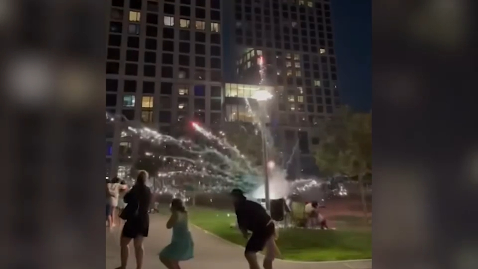 People injured from illegal fireworks in Greenpoint, Brooklyn park