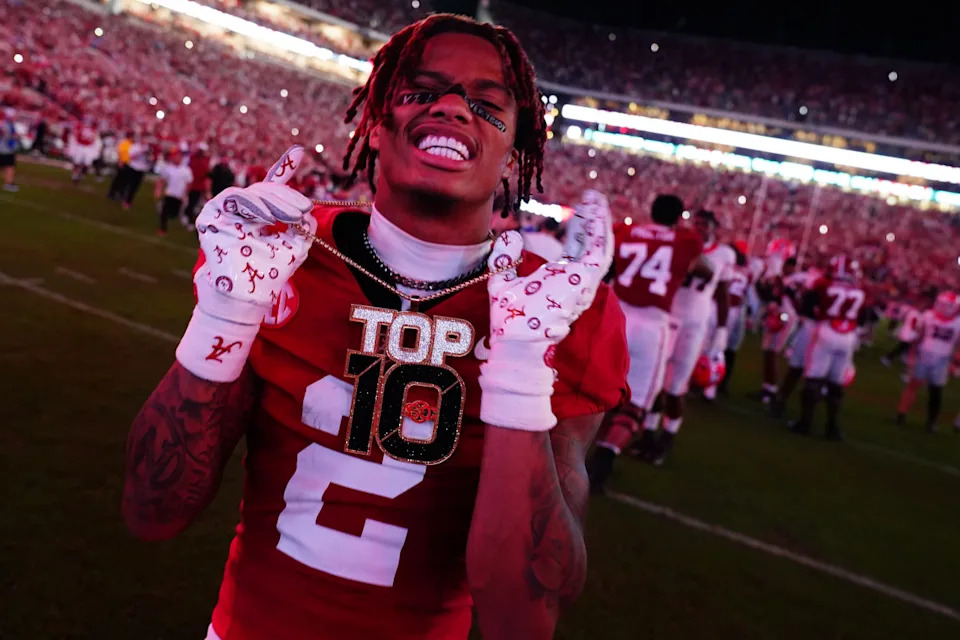 Alabama Crimson Tide wide receiver Ryan Williams.John David Mercer-Imagn Images